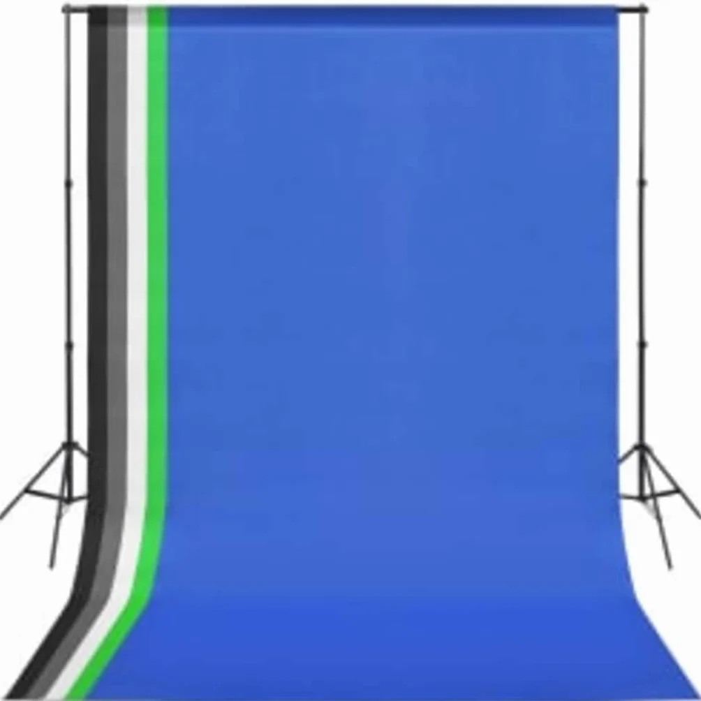 Zestaw do studia fotograficznego z oświetleniem LED Softboxe, regulowany aluminiowy statyw, 5 kolorowych rolek tła, reflektor 5 w 1, idealny do fotografii studyjnej, wideo