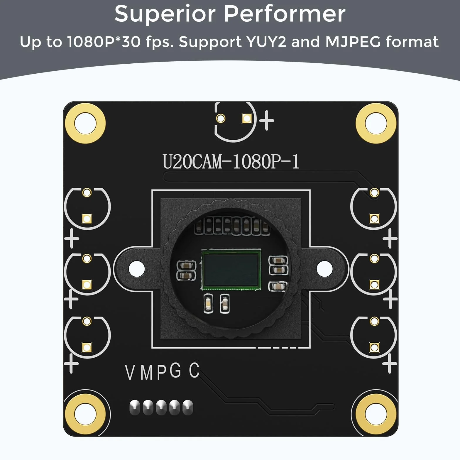 InnoMaker Kamera USB 2.0 1080P UVC 130° szerokokątna Plug & Play dla PC Raspberry Pi