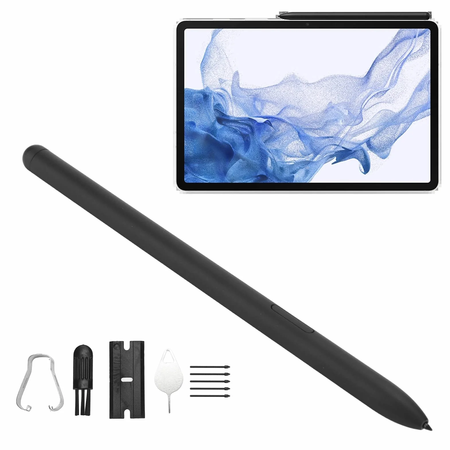 Tab S8 S Pen Wymiana Pióra Dotykowego Rysik do Tab S8 SM X700, do S8 Plus SM X800, SM X806, do S8 Ultra SM X900, SM X906