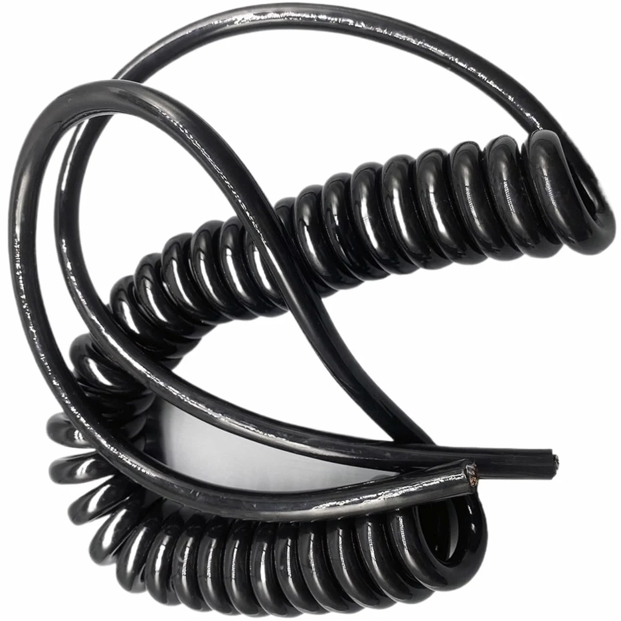 Sprężynowy kabel spiralny, Drut sprężynowy 12 rdzeni 1,5 kwadratowy sprężynowy drut teleskopowy Kabel PU Mechaniczny elektryczny kabel połączeniowy Zwijana cewka