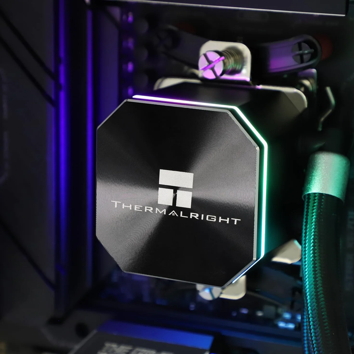 Thermalright Frozen Edge 360 Black, chłodzenie wodne CPU z wentylatorem PWM 120 mm, 360 mm AIO, zintegrowana chłodnica wodna dla AM4/AM5, Intel LGA1700/1851/1150/1151/1200