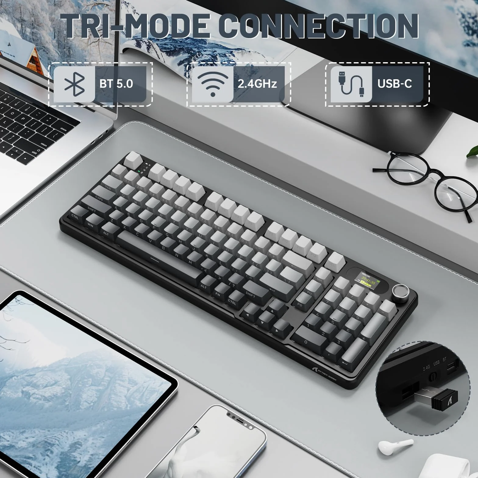MAMBASNAKE X98 Gaming Keyboard Night Black