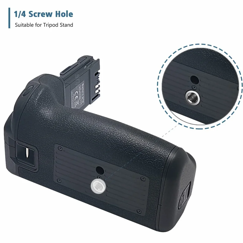 Uchwyt baterii Mco-Bg-R10 Pro kompatybilny z Canon Eos R5/R6/R5C/R6 MARK II - zamiennik dla BG-R10 zawiera zdalne zwalnianie migawki z częstotliwością radiową 2,4 GHz