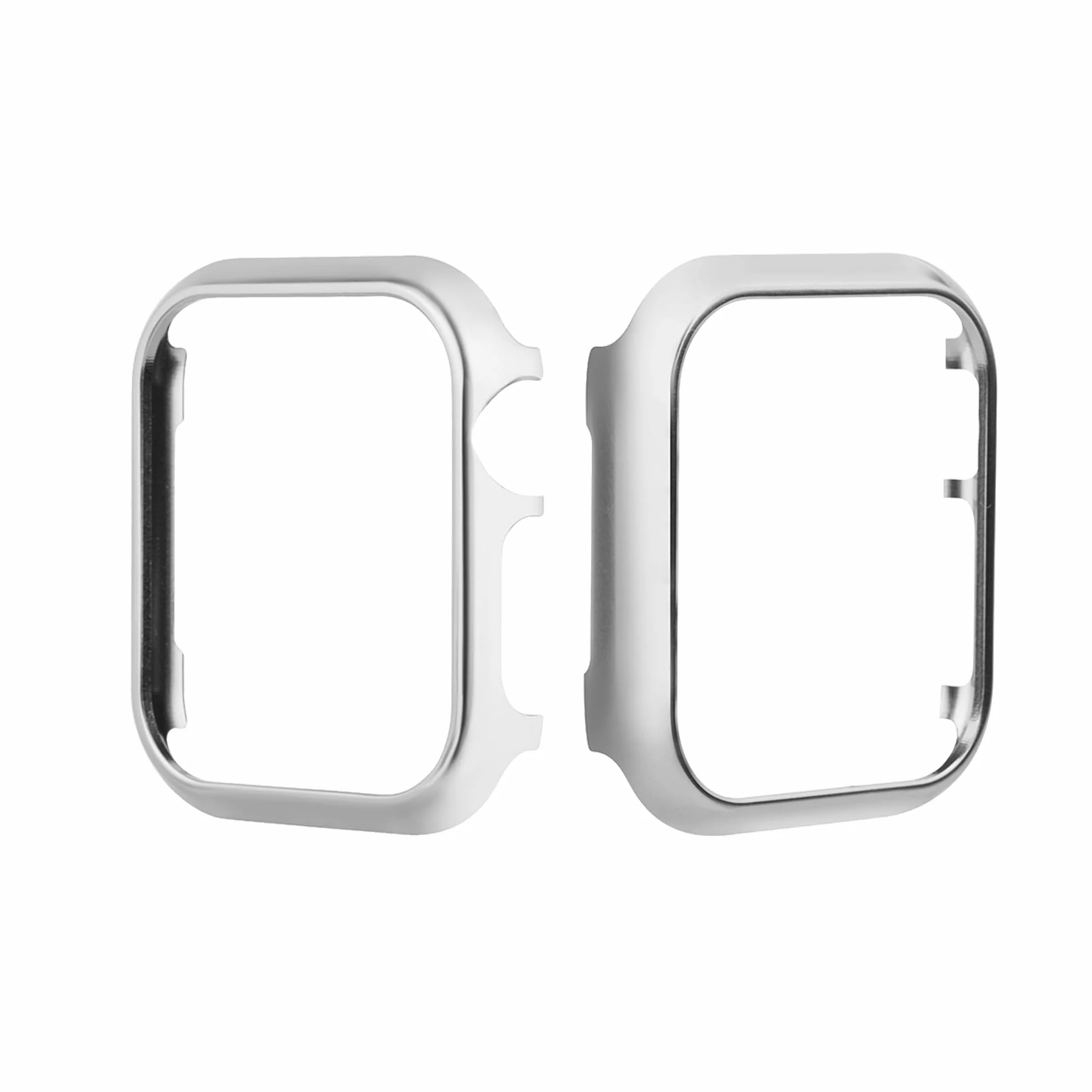 Etui ochronne do iWatch Series 6, 40 mm, błyszczące, metalowe etui ze stali nierdzewnej, odporne na uderzenia, etui typu bumper, ultra cienkie, kompatybilne z Apple Watch 40 mm Series 4 / 5 6 SE
