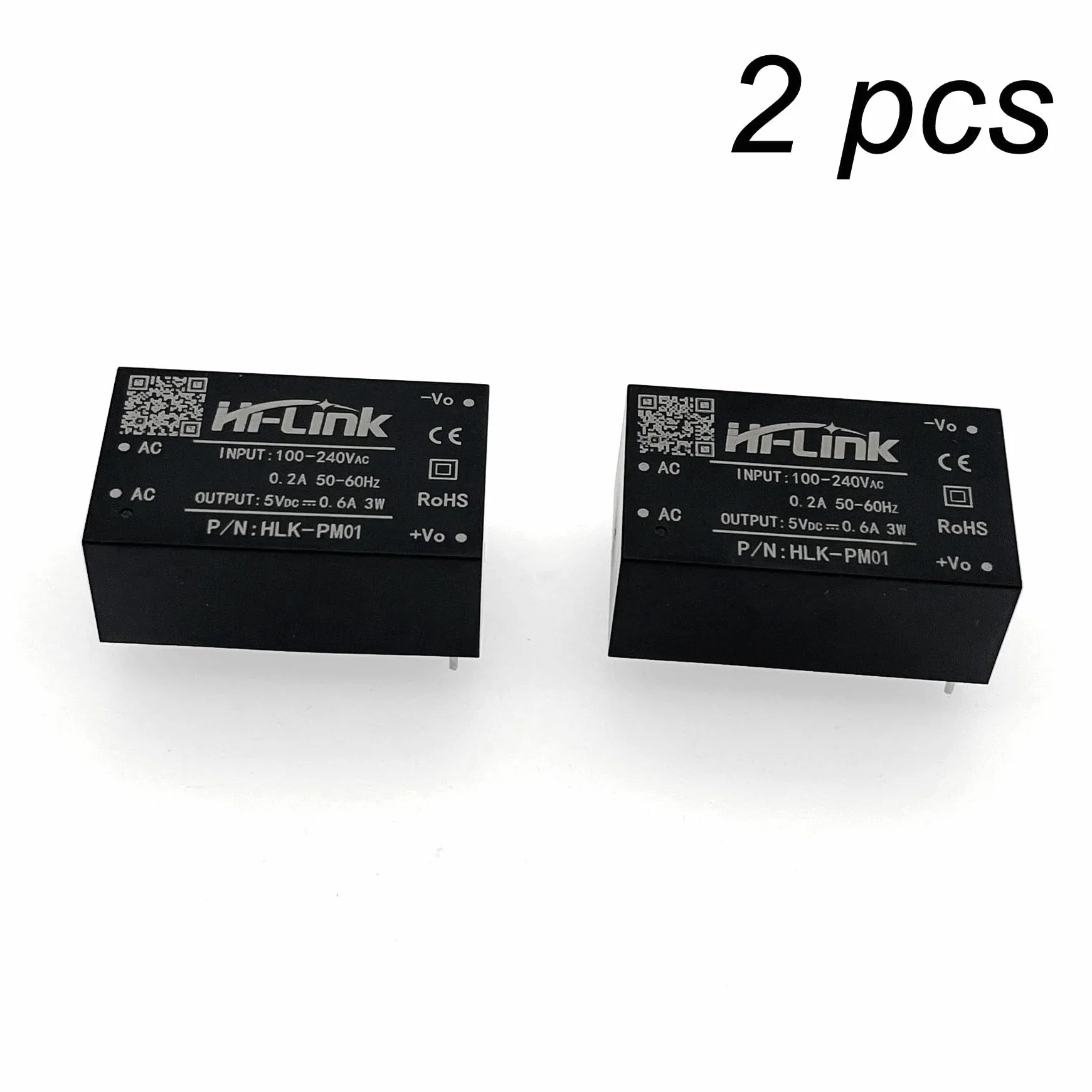 JZK 2 szt. HLK-PM01 AC DC 220 V do 5 V Step Down Moduł Zasilacza Izolowany Moduł Zasilacza