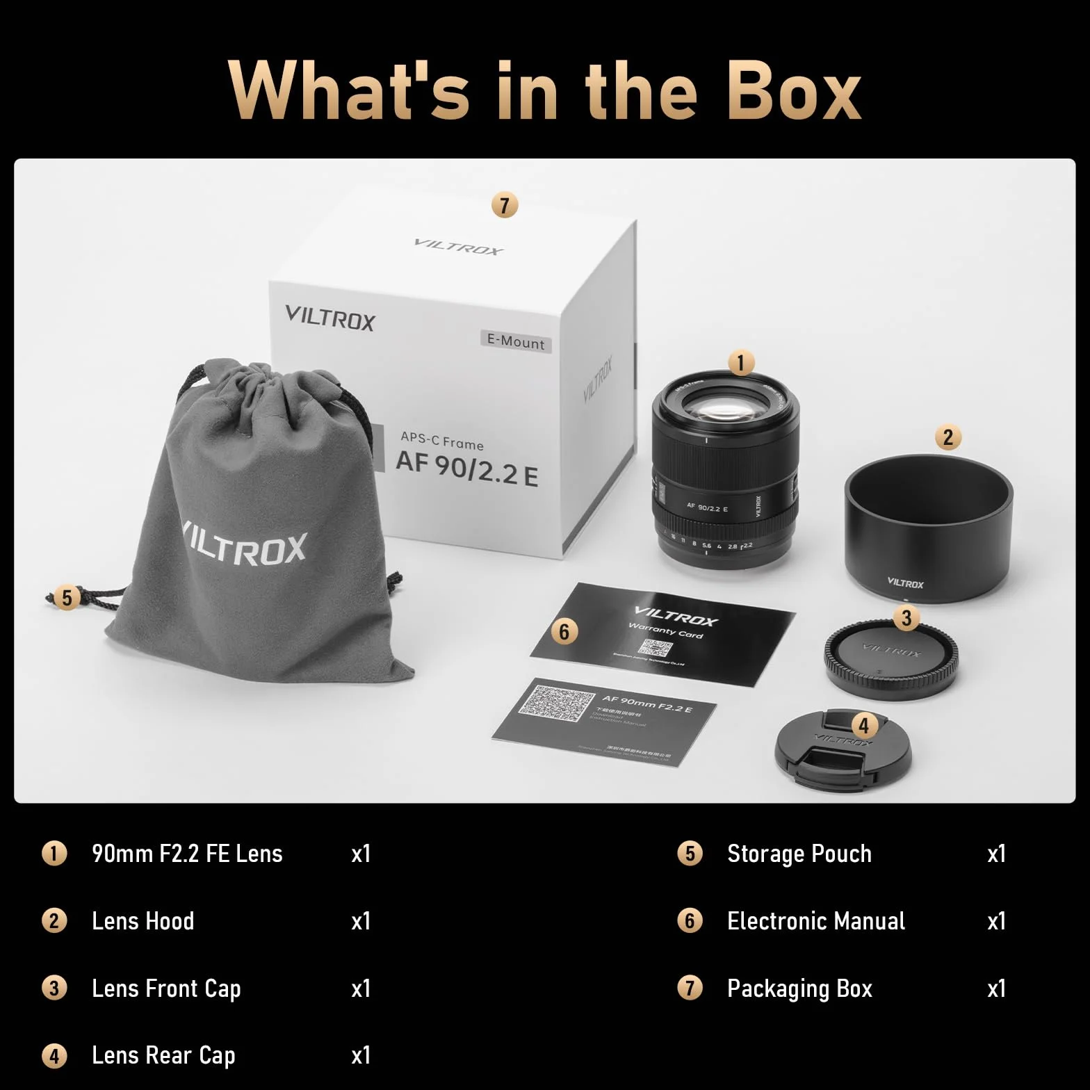Viltrox 90 mm f2.2 EVO obiektyw do aparatu z mocowaniem E | Otwór f/2.2, mocowanie E, ogniskowa 90 mm, konstrukcja EVO