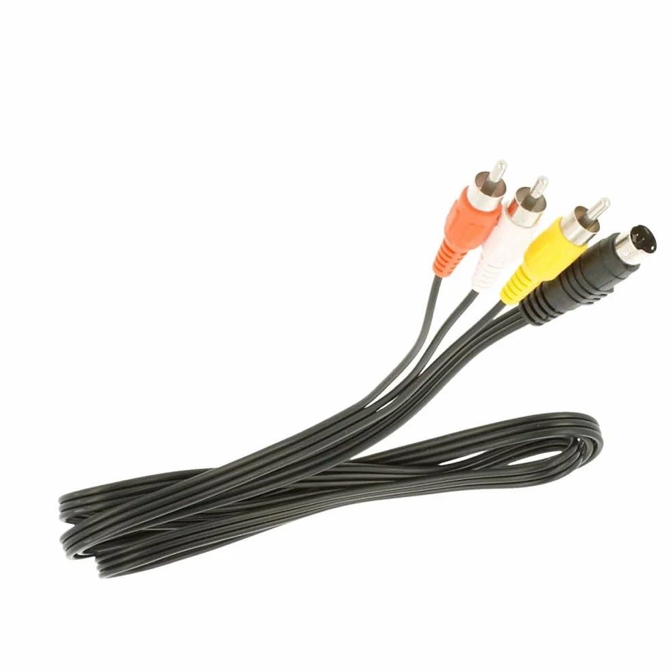 Adapter kabla S-Video 4-pin męski do 3RCA AV męski 1,5M