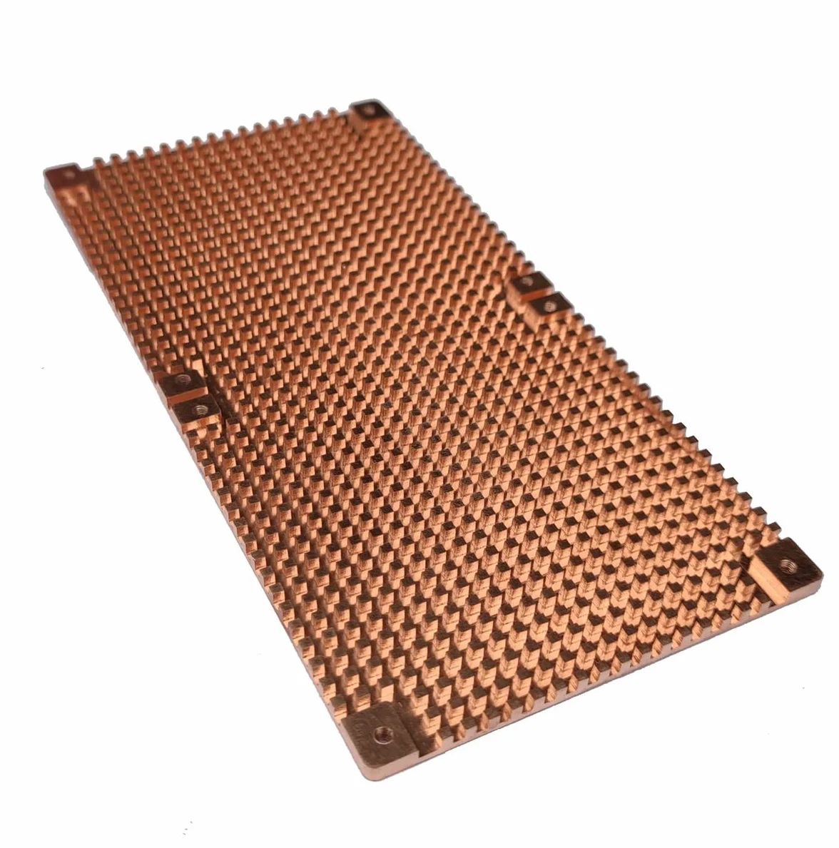 Radiator z czystej miedzi, pomocniczy grzejnik górniczy, pomocniczy grzejnik karty graficznej, chłodzenie pamięci wideo, odpowiedni do RTX3090 3080, można zainstalować wentylator