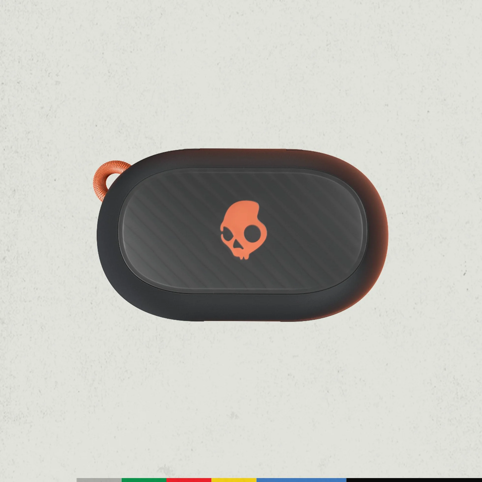 Skullcandy Sesh ANC Active, Bezprzewodowe Słuchawki Douszne z Aktywną Redukcją Szumów, 48 godz. Słuchania, Mikrofon, Obsługa iPhone’a, Androida i urządzeń Bluetooth – czarny/pomarańczowy