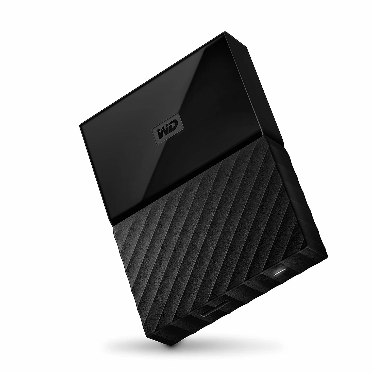 WD My Passport 2 TB, przenośny zewnętrzny dysk twardy (6,4 cm (2,5 cala), z ochroną hasłem, standardowa powierzchnia czarna, WDBYNN0020BBK-WESN