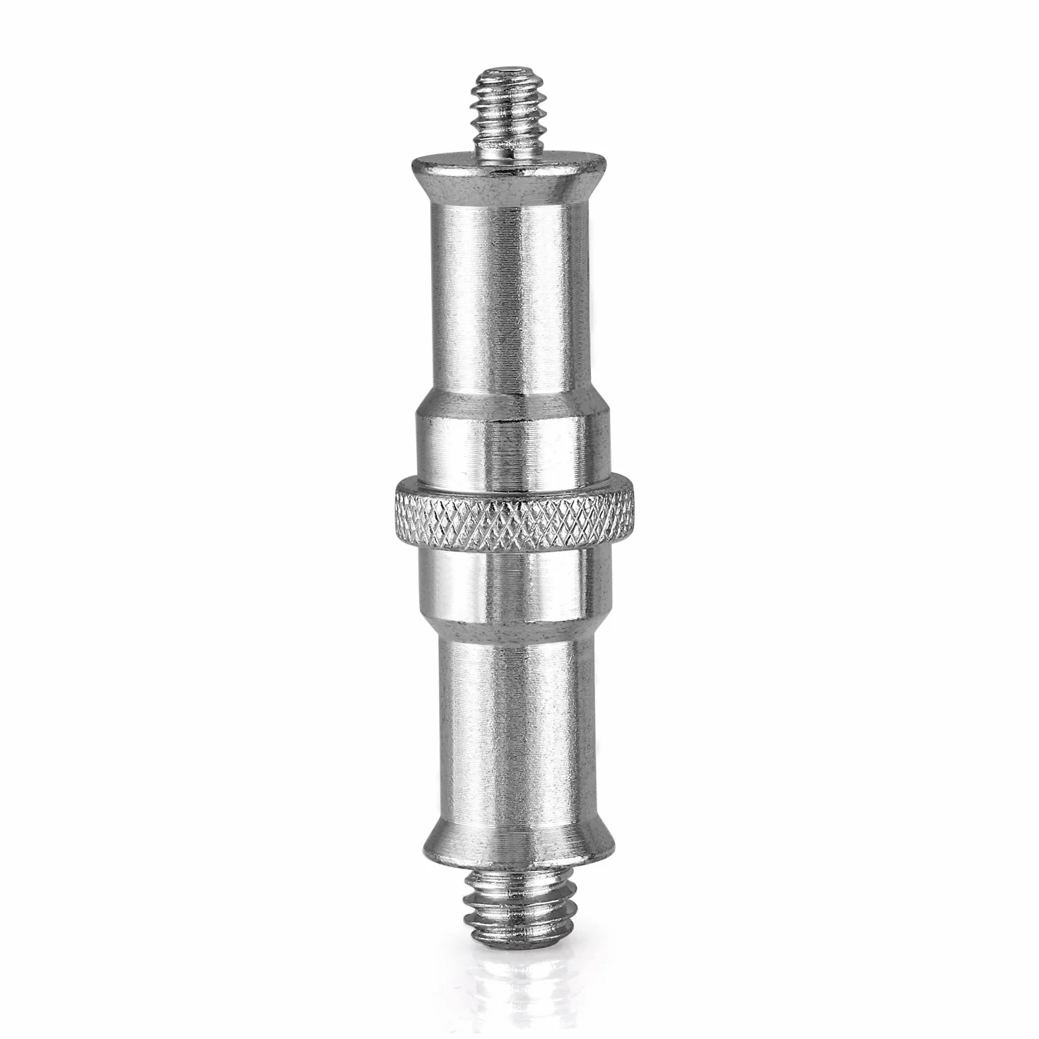 Neewer 2 sztuki standardowy 1/4 na 3/8 cala metalowy męski konwerter gwintowany adapter śruba śruba kołki do stojaka do oświetlenia studyjnego, adapter do Hotshoe/głowica kulowa, bezprzewodowy odbiornik flash, wyzwalacz