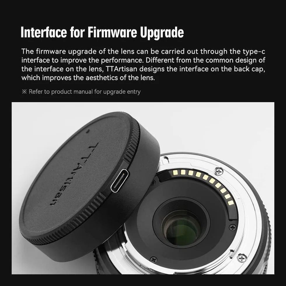 TTARTISAN Obiektyw AF 27 mm F2.8 X z autofokusem, ultrakompaktowy obiektyw Pancake APS-C w całości z metalowym korpusem z pierścieniem przysłony do aparatów X (czarny)