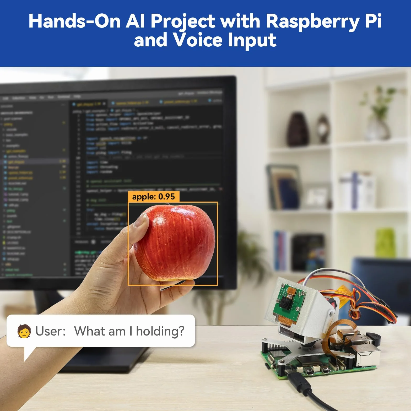 SunFounder Mini mikrofon USB 2.0 do Raspberry Pi 4 Model B, moduł 3B+, 3B 2 moduły B i RPi 1 model B+/B laptop komputery stacjonarne Skype oprogramowanie do rozpoznawania głosu VOIP