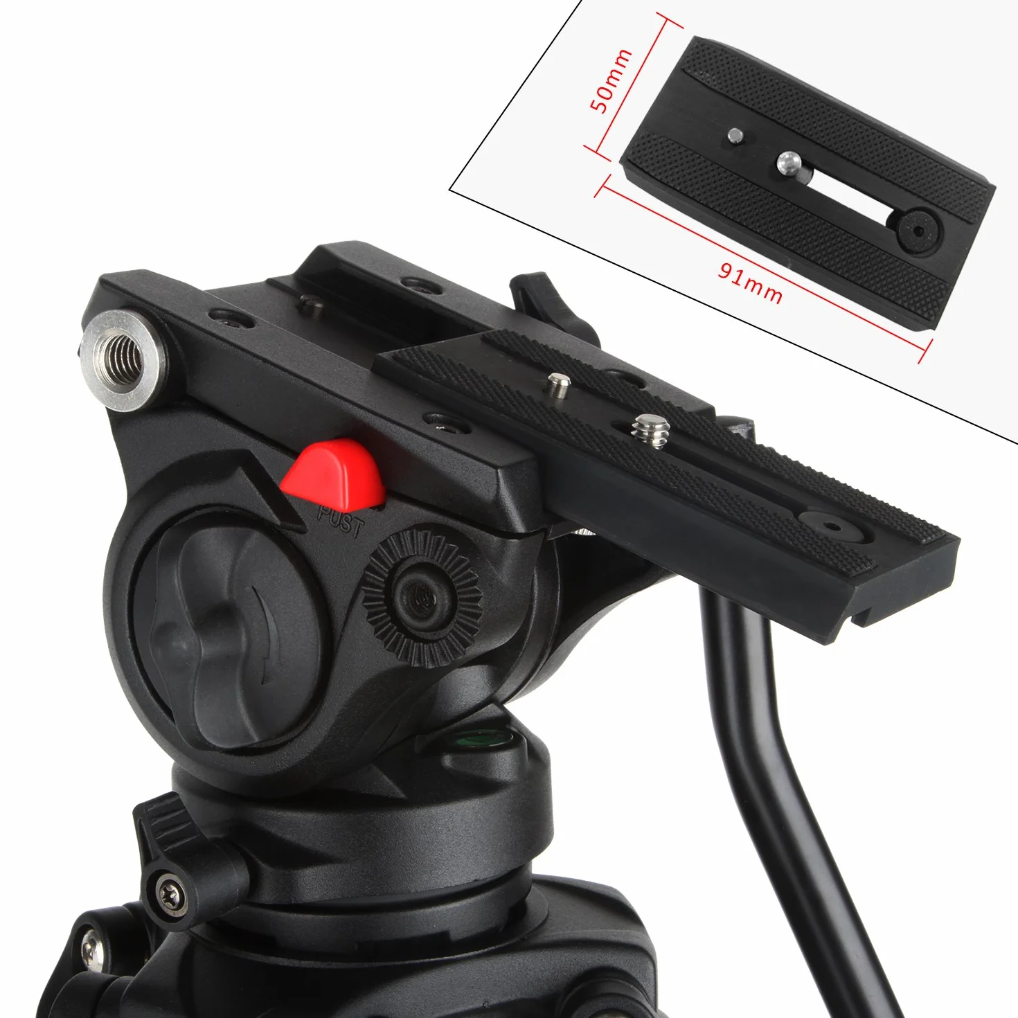 VILTROX VX-18M 188cm profesjonalna statyw kamera wideo ze stopu aluminium wytrzymała panoramiczny z głowicą płynną do aparatu DSLR i nagrywarka wideo kamer DV