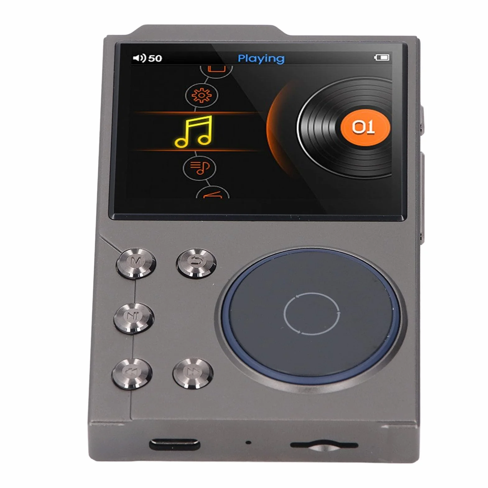 Odtwarzacz MP3 HiFi z Bluetooth, bezstratny odtwarzacz DSD DAC FLAC, odtwarzacz muzyki o wysokiej rozdzielczości, przenośny odtwarzacz audio z baterią 750 mAh