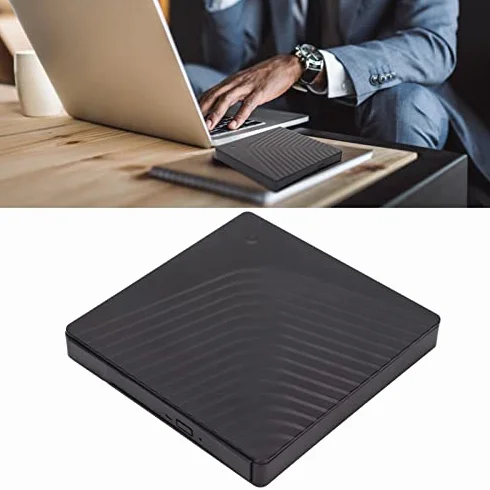 Zewnętrzne Pudełko na Napęd, Zdejmowana Obudowa Zewnętrznego Napędu Optycznego, Obudowa Napędu Optycznego Laptopa USB3.0/USB2.0 5Gbps, do Napędu DVD RW SATA 12.7mm/9.5mm