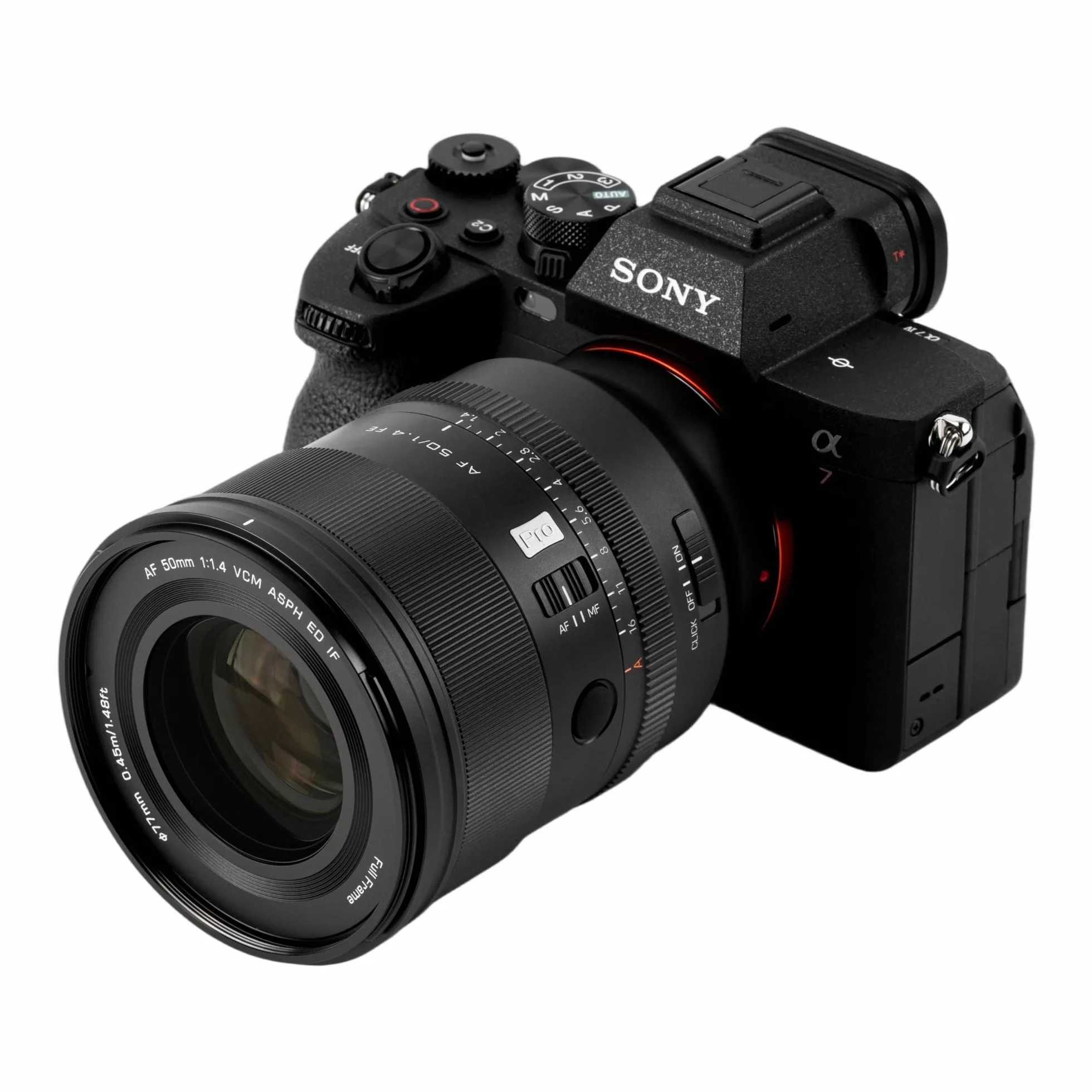 VILTROX Obiektyw 50 mm F1.4 Pro FE, AF 50 mm f1.4 E do Sony, pełnoformatowy obiektyw autofokus do Sony a7RIII a7 a7R a9 A7R A7CR A7CII a6500 a6600 ZV-E10 FX30