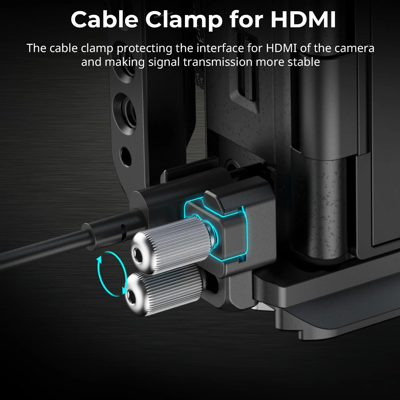 SmallRig Zestaw Klatki ZV-E10 II Dla Sony Alpha ZV-E10 II z Zaciskiem Kablowym do HDMI, Wbudowaną Płytą Szybkiego Montażu Dla Arca, Zimnym Butem i Otworami Gwintowanymi 3/8''-16-4867
