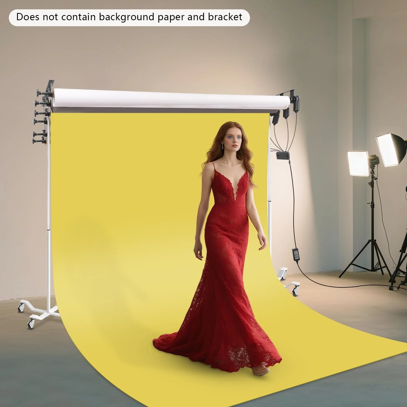 Zmotoryzowany system wsparcia tła z pilotem zdalnego sterowania do fotografii studyjnej - regulowany sprzęt fotograficzny do użytku profesjonalnego