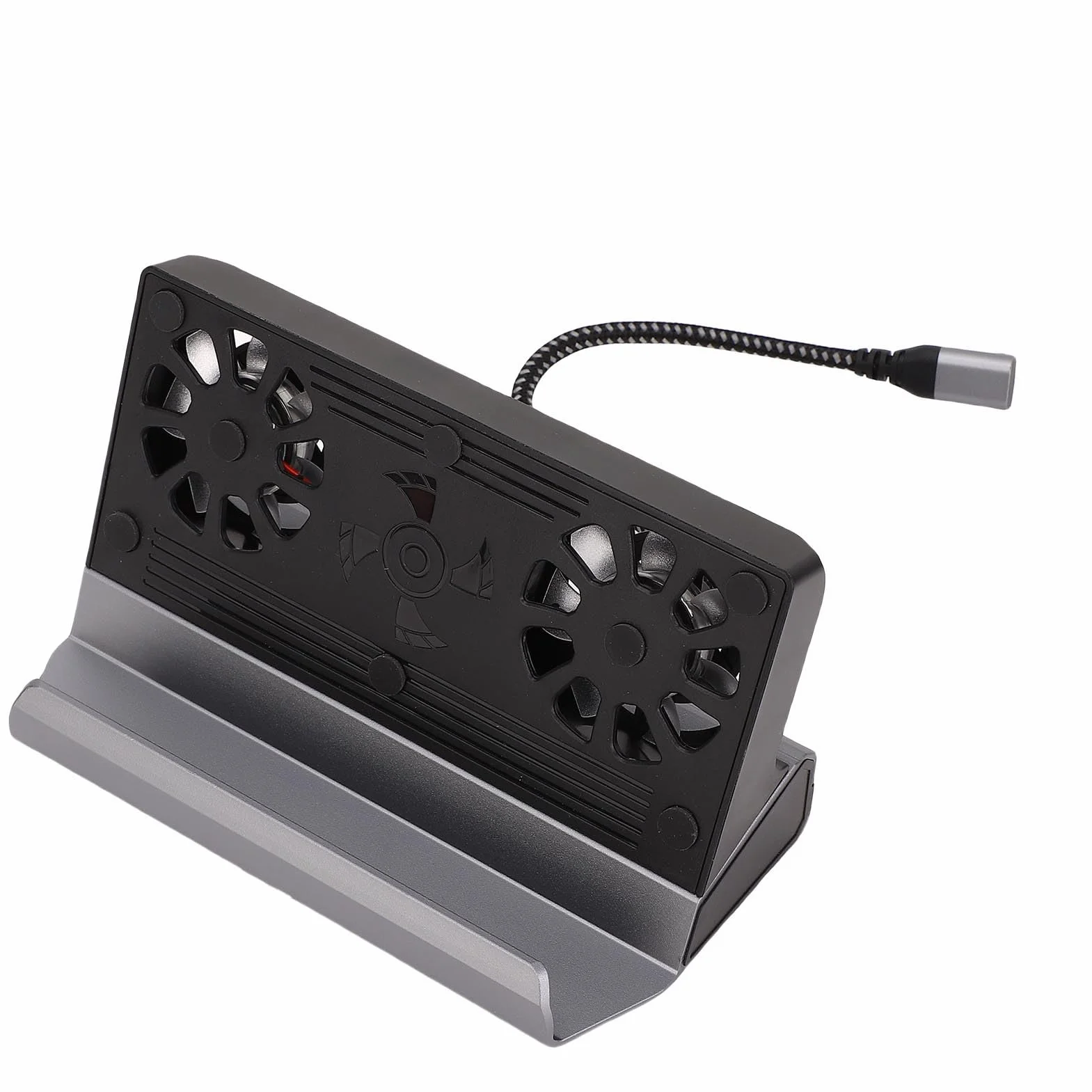VBESTLIFE 9 w 1 Stacja Dokowania USB C dla Pokładu parowego/ROG Ally, Wbudowany Wentylator Chłodzący i Stojak, RJ45 1000 Mbps HDMI 2,0 4K Przy 60 Hz USB 3.0 2,0x6 PD 100W
