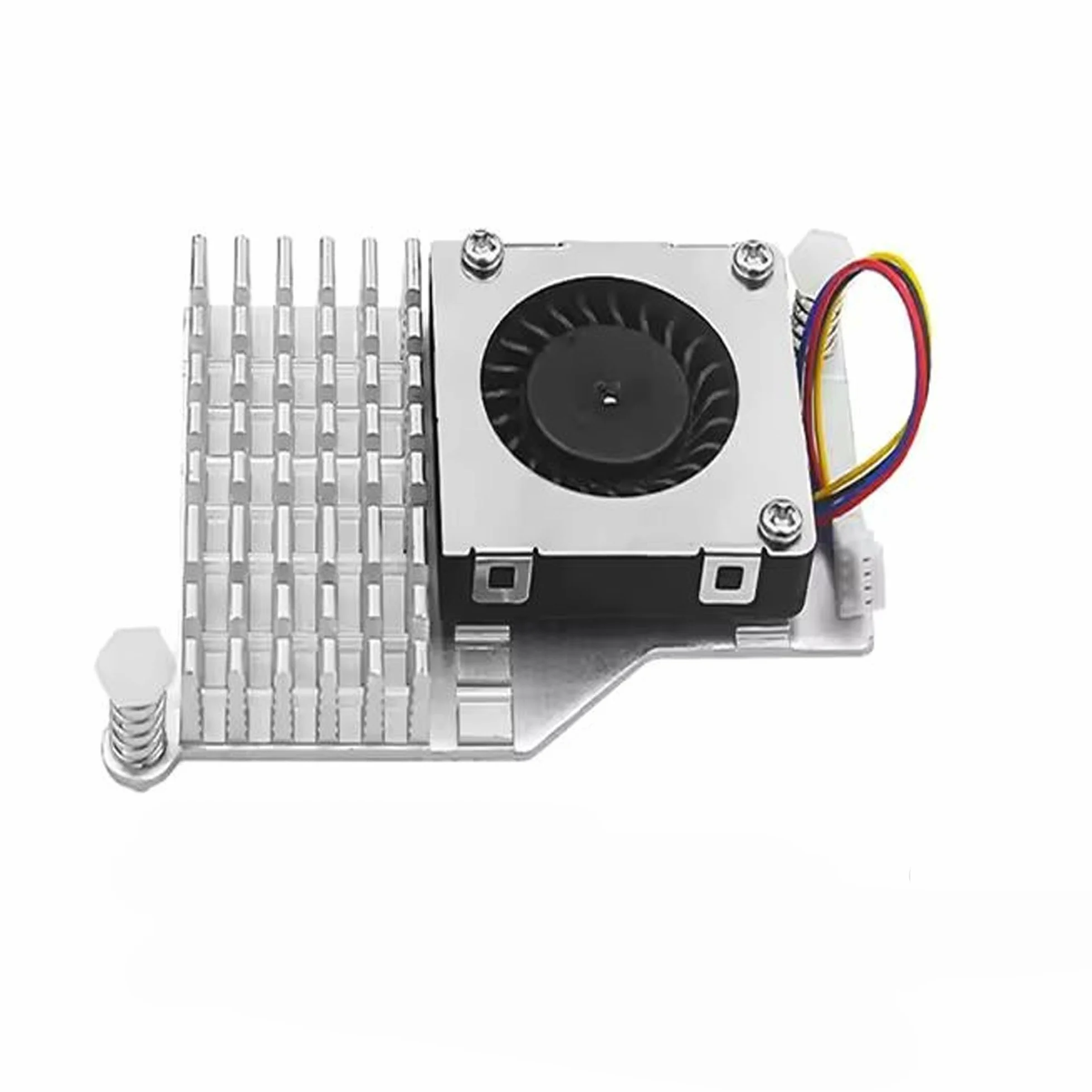Aktywny wentylator chłodzący, Active Cooler do RasPi 5, aktywny wentylator, aluminiowy radiator, z wentylatorem sterowanym temperaturą, radiator, kompatybilny z RasPi 5