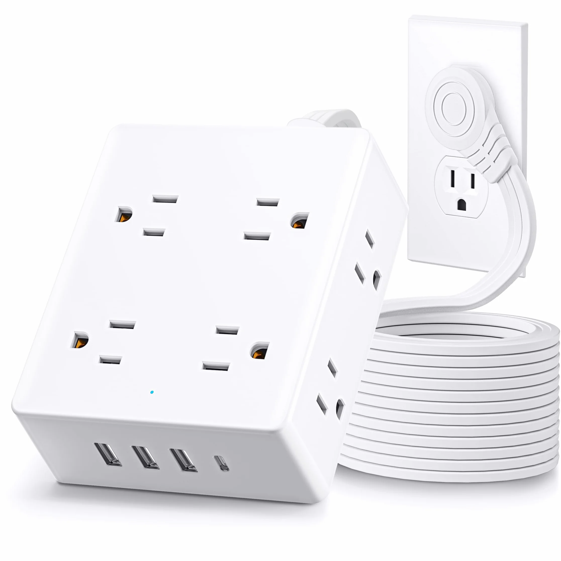 Adapter podróżny z USA do Europy, konwerter napięcia 220 V na 110 V z ładowaniem USB 4,5 A i adapterem wtyczki na całym świecie Wielkiej Brytanii/AU/USA
