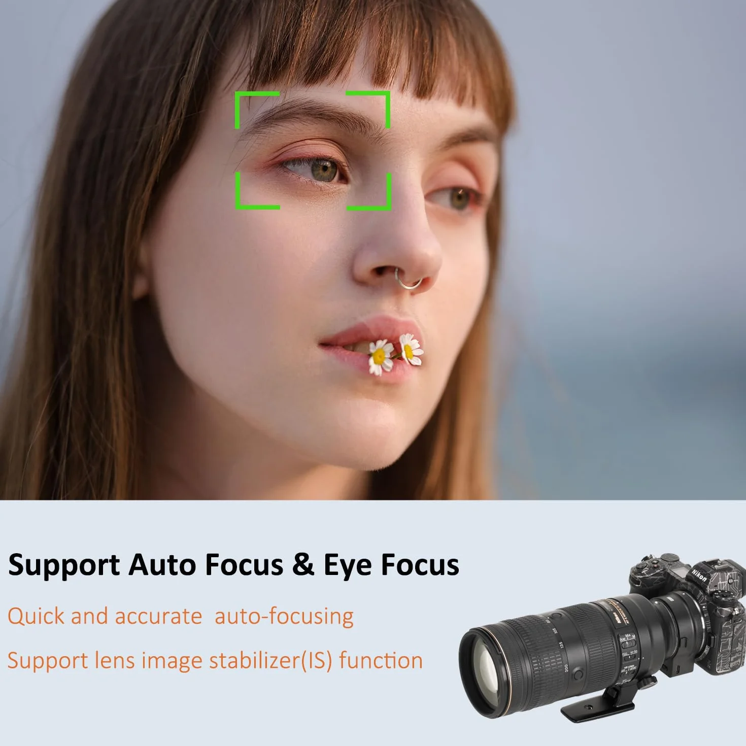NF-Z adapter do montażu Auto-Focus FTZ konwerter obiektywów kompatybilny z Nikon F Series obiektyw do aparatu Z-Mount Z5 Z50 Z6 Z6II Z6III Z7 Z7II Z7III Z8 Z30 Zfc