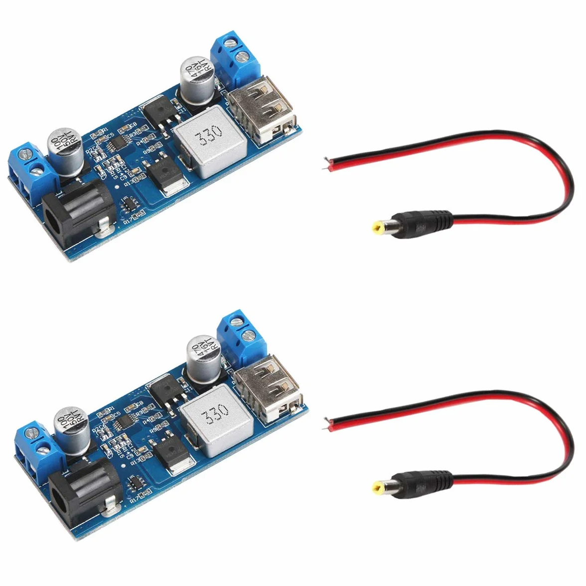 Konwerter Zasilacz Step-Down 12 V / 24 V do 5 V 5 A - Regulator Napięcia DC 9 V-36 V Wejście do DC 5 V-5,3 V 3,5-6 A Transformator
