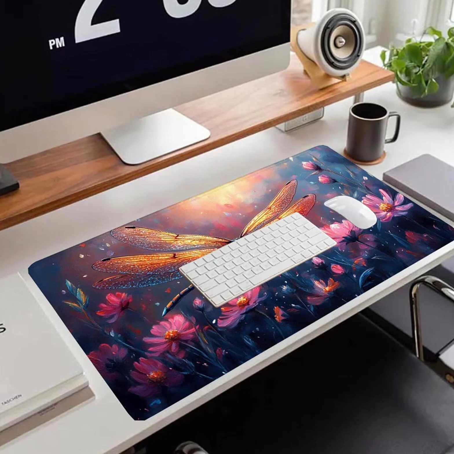 Gamingowa podkładka pod mysz 1200 x 600 x 3 mm, XXL, wodoszczelna, odporna na ścieranie, z przyszytymi krawędziami, kolorowa podkładka na biurko, poprawia prędkość i precyzję, pod laptopa, komputer