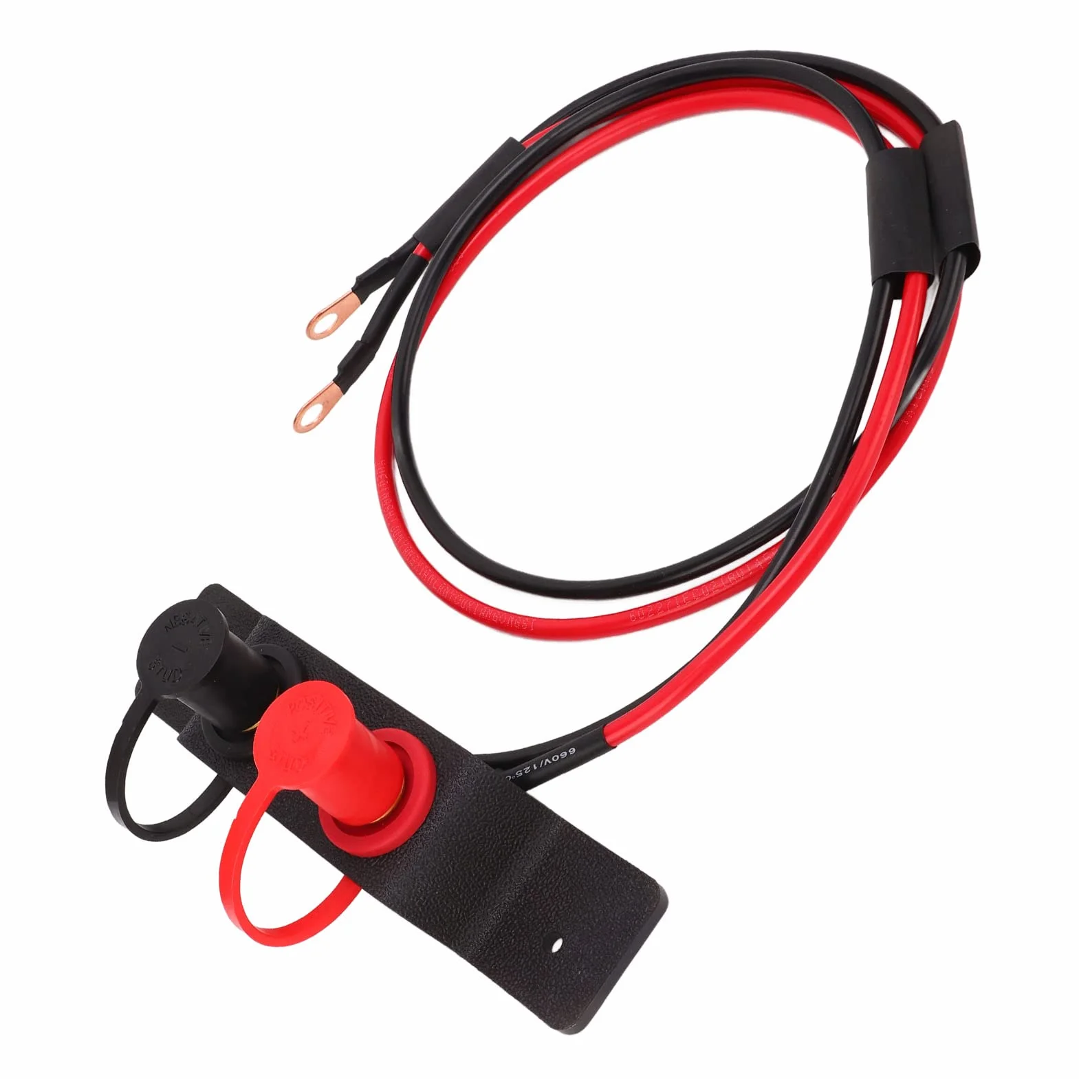 Wakects Zestaw do Przenoszenia Akumulatora Podstawa z PCV Zestaw do Przenoszenia Zacisków Akumulatora 1,2 M Kabel z Rdzeniem Miedzianym o średnicy 4,0 Mm Słupek Skokowy ładowania Pod maską dla