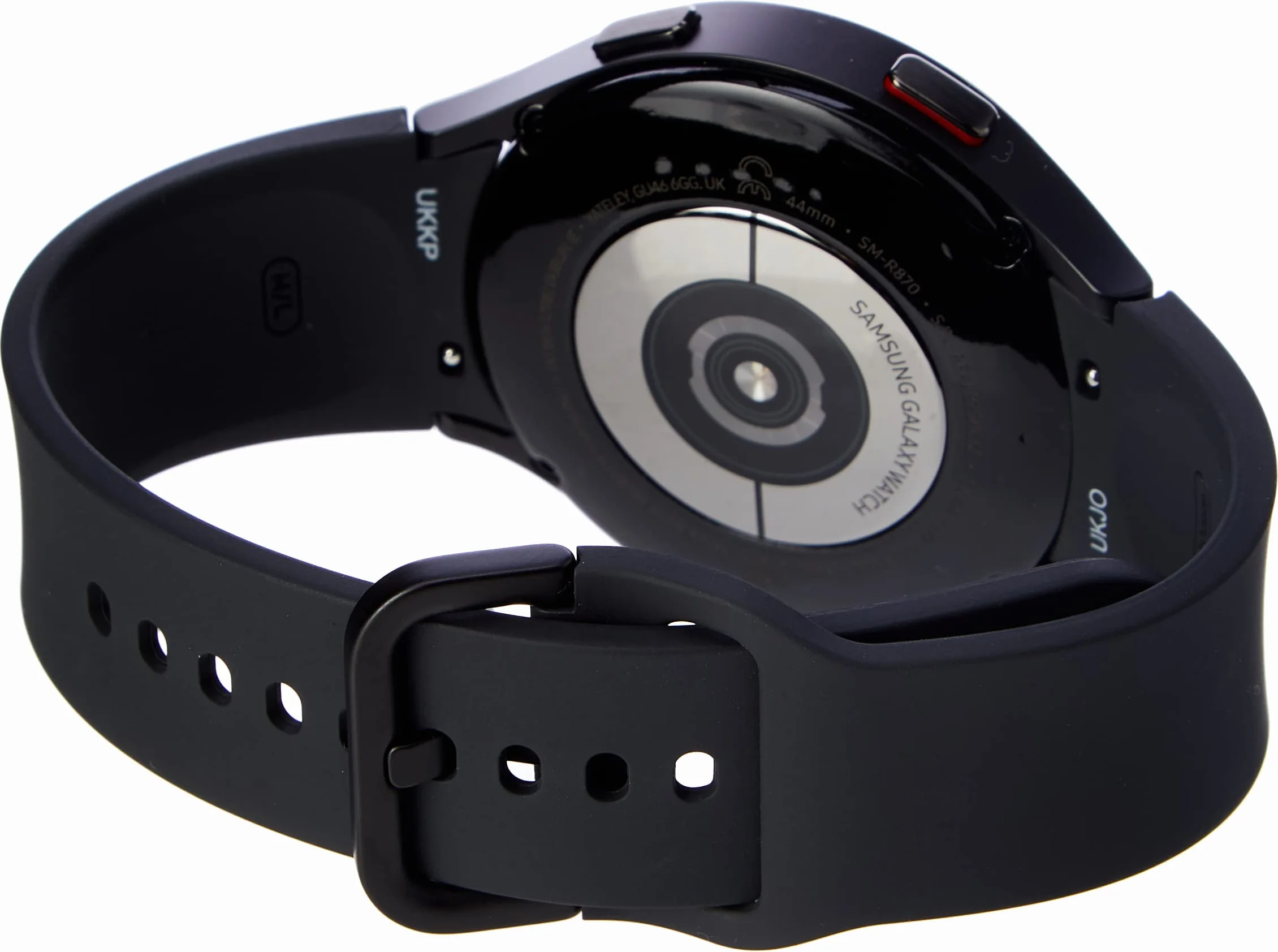 Samsung Galaxy Watch 4-44mm - czarny - inteligentny zegarek z opaską sportową - czarny - wyświetlacz 3,46 cm (1,36")