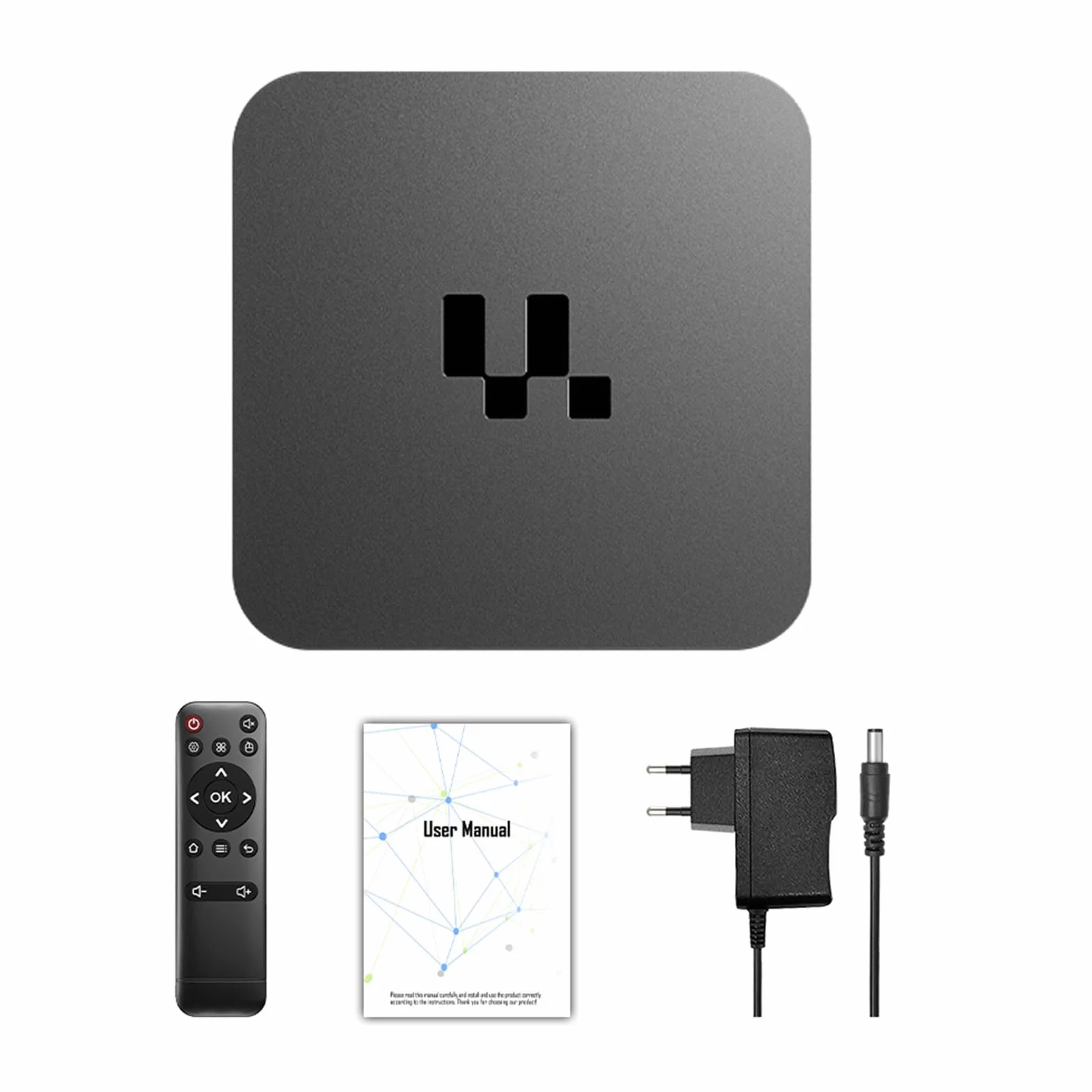 Tosuny TV Box 4K UHD, Urządzenie do Strumieniowego Przesyłania Telewizji z Systemem Android 16.0, Czterordzeniowy Procesor, 2 GB RAM i 16 GB ROM, Bluetooth i WiFi 2.4/5G, Dekodowa (BLACK)