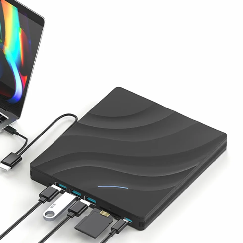 Przenośny zewnętrzny czytnik Blu-Ray BD-Combo 3D USB 3.0 z odtwarzaczem CDDVD nagrywarka do laptopa PC komputera laptopa