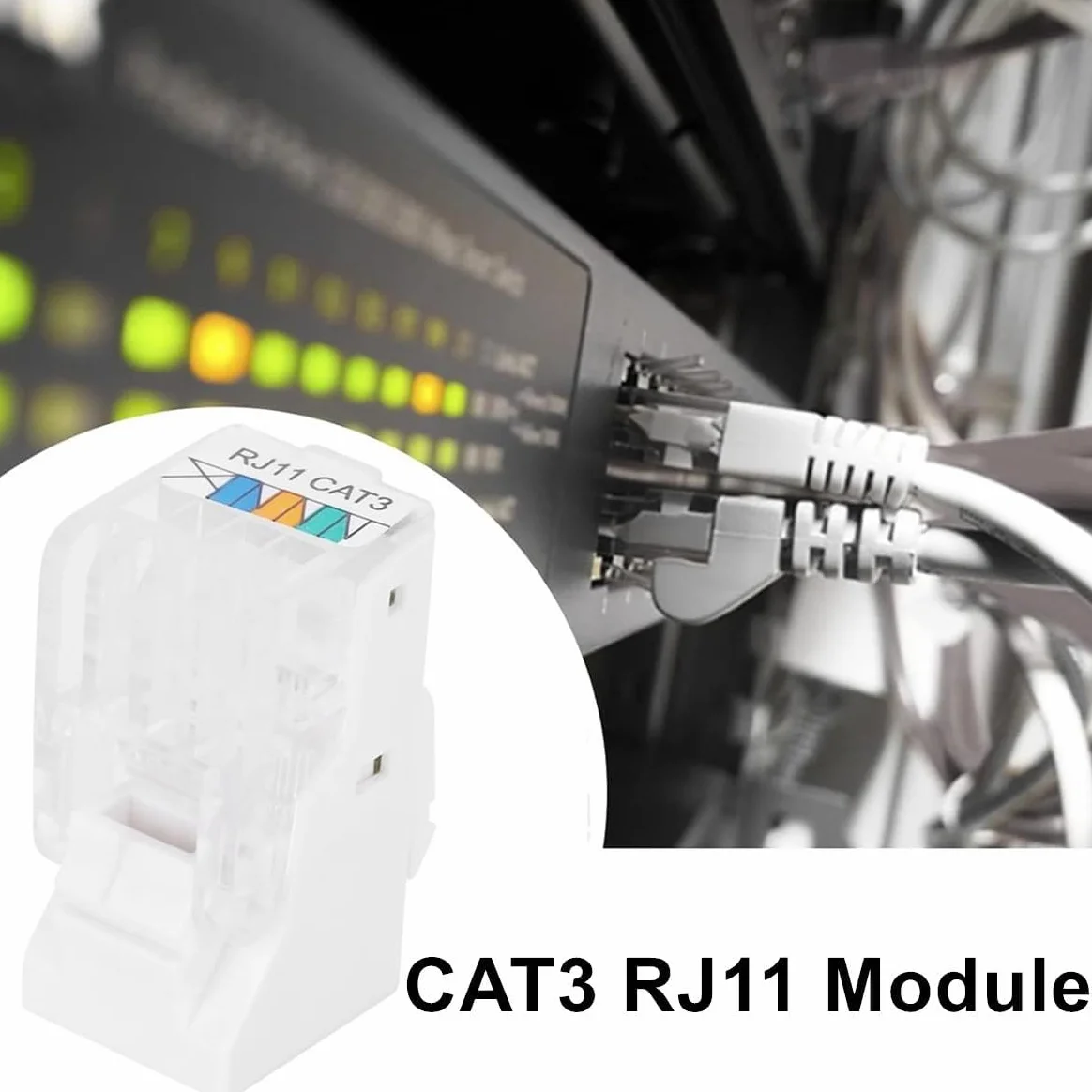 Keystony Keystone Rj11, 5 sztuk CAT3, moduł Cat3, 4 darmowe połączenia telefoniczne, informacje o elemencie elektronicznym, pojedyncze drzwi