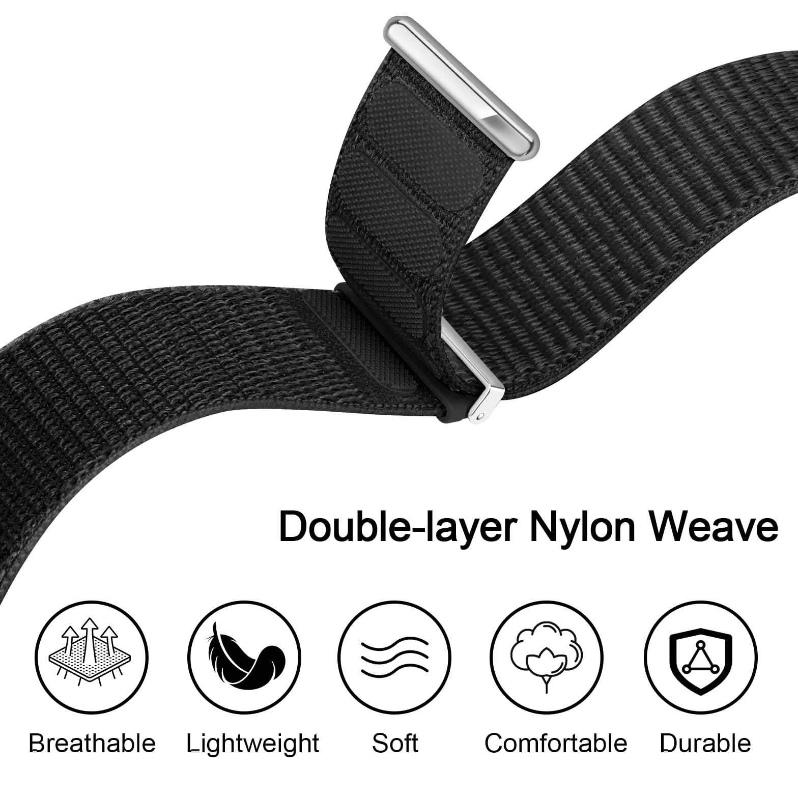 Nylonowe paski Apple Watch 40-49 mm sportowe iWatch SE Ultra Series 9 8 7 6 5 4 3 2 1 rzep