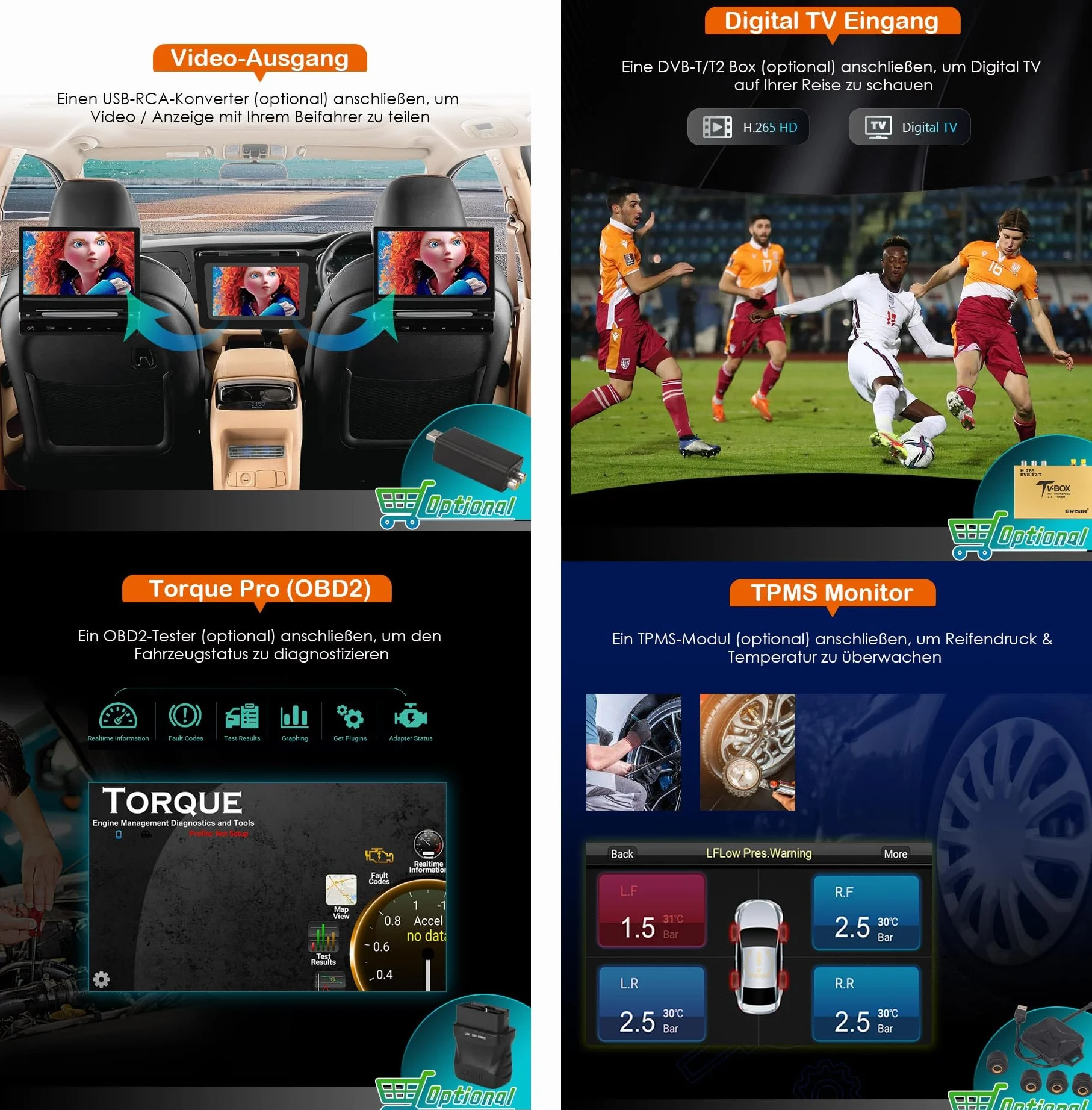 erisin Android 16 radio samochodowe GPS nawigacja do Opel Astra H Corsa C Corsa D Vectra Zafira B Signum Carplay Android Auto GPS DSP Bluetooth 5.0 WiFi 2,0 GHz CPU radio 8 rdzeni 4 GB + 64 GB