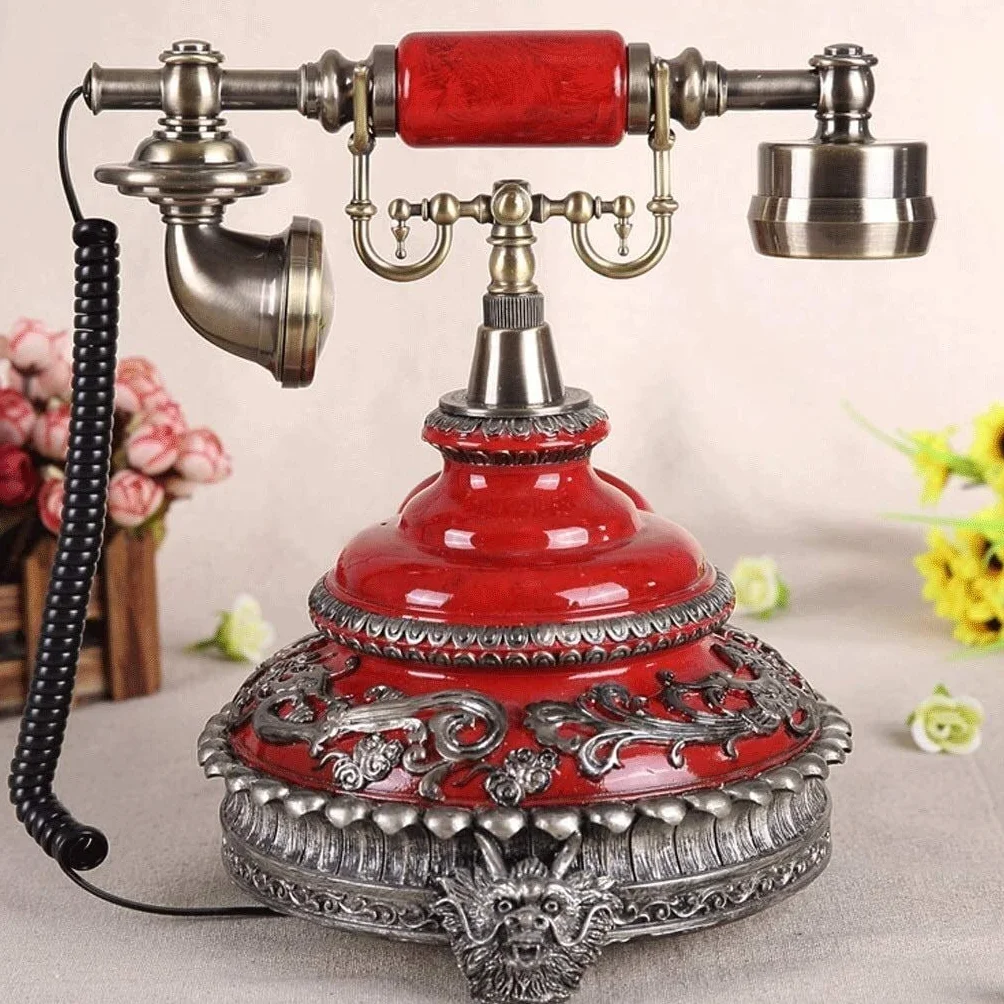 Telefon domowy Telefon stacjonarny Telefon retro Kreatywny Minimalistyczny Biuro Domowy Przewodowy Stacjonarny