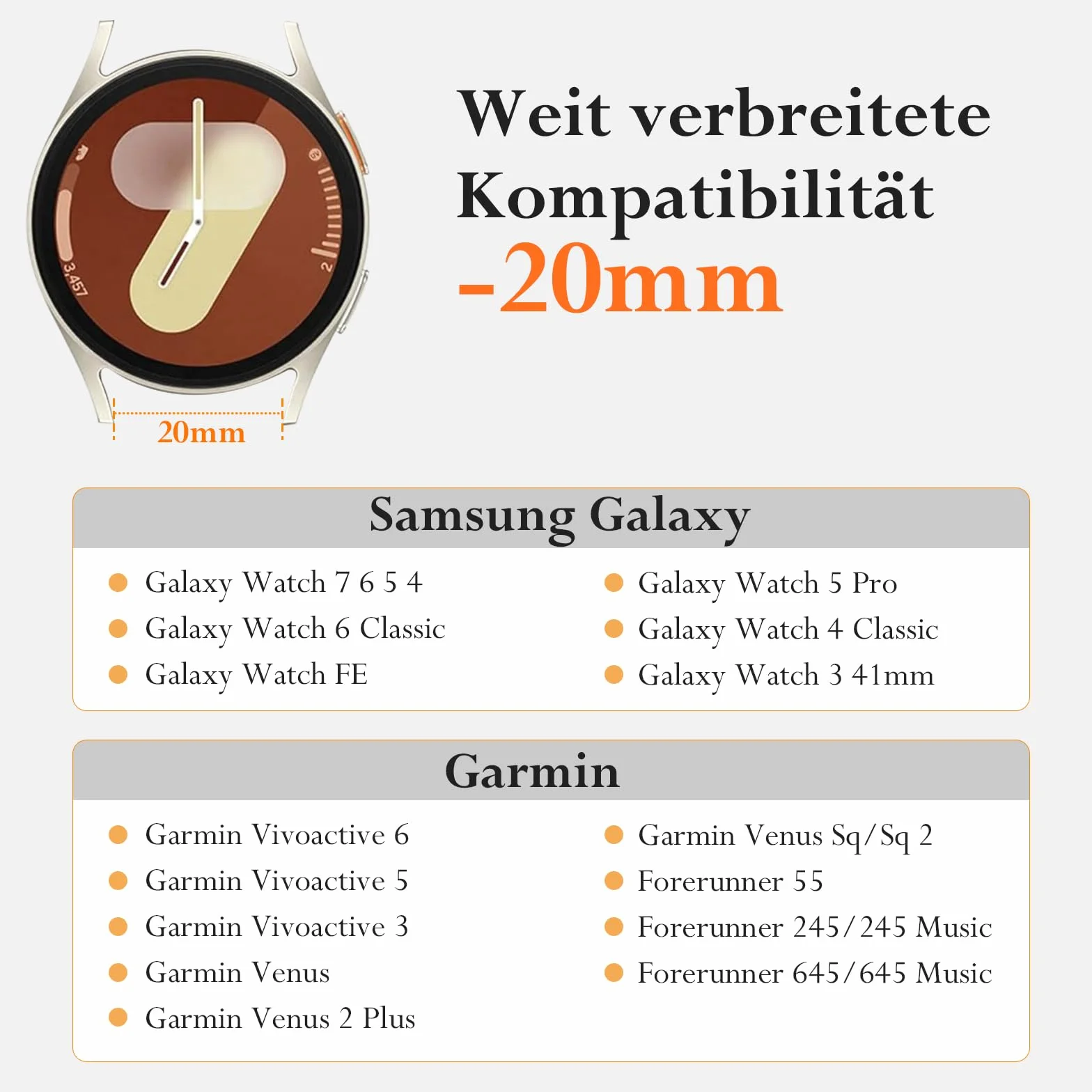 Oielai Metalowy pasek do zegarka Samsung Garmin, 22 mm, 20 mm, 18 mm, pasek magnetyczny do zegarka Galaxy Watch 7, 6, 5, 4 FE 4 Classic, 5 Pro, zamiennik paska do Garmin Venu 3 2 3S 2S Vivoactive 6 5