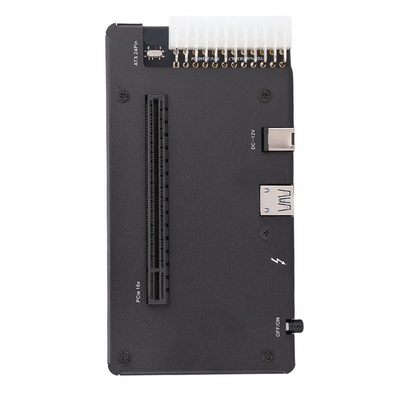 Jopwkuin Pasuje do Zewnętrznej Stacji Dokującej GPU 4 USB4.0 EGPU Obudowa Plug and Play Stacja Dokująca Karty Graficznej dla Entuzjastów Gier Stop Aluminium