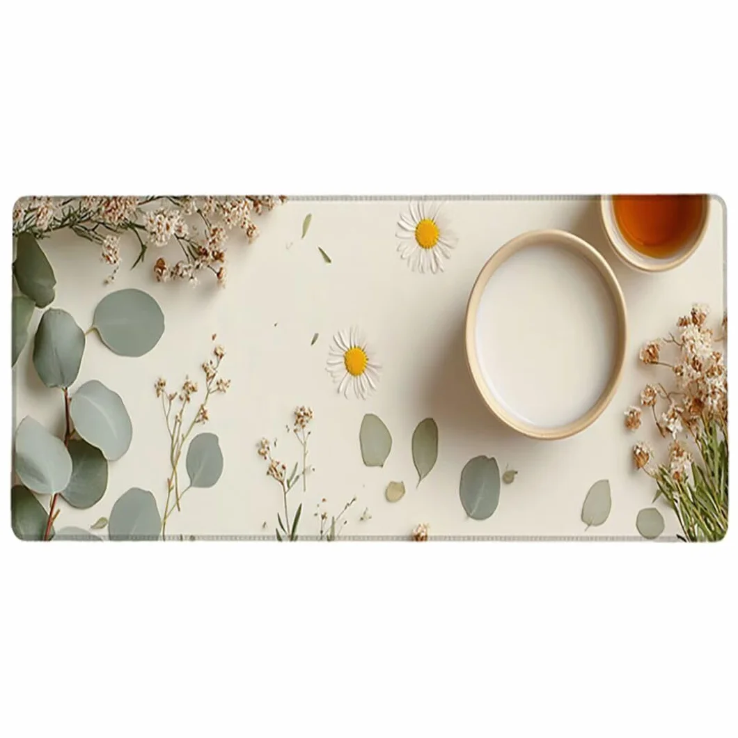 Podkładka pod mysz XXL, nowoczesna, duża podkładka pod mysz dla graczy, 1600 x 800 x 3 mm, krajobraz, podkładka pod mysz ze szwami na krawędziach, ponadwymiarowa, antypoślizgowa gumowa podkładka pod