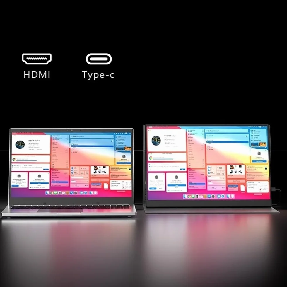 Ekran mobilny 4K HD 17,3-calowy ekran zewnętrzny IPS o jasności 500 nitów do telefonów komórkowych, laptopów i konsol gier