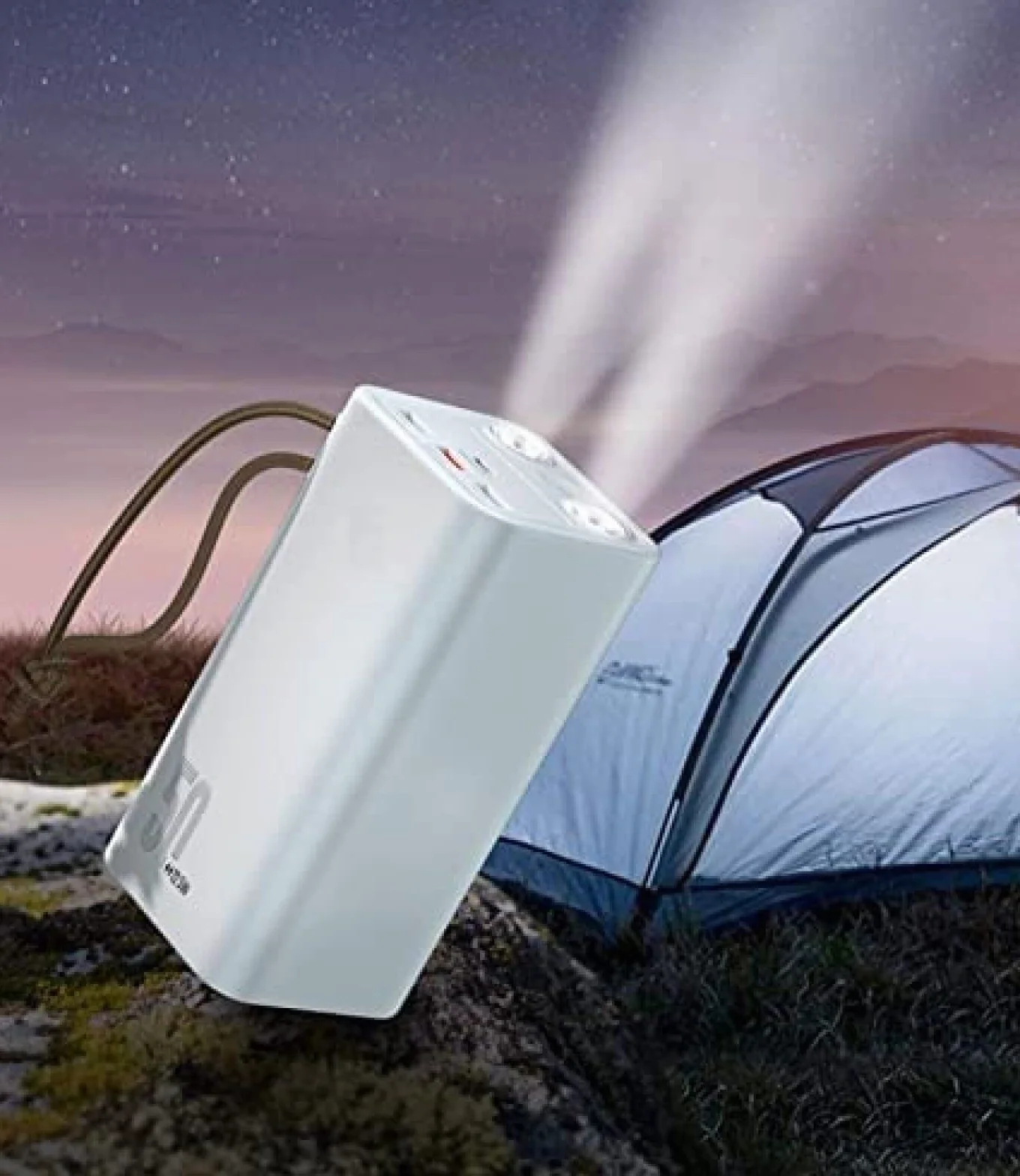 Power Bank 50000Mah Duża pojemność 22,5W Szybkie ładowanie Powerbank Zewnętrzna ładowarka do baterii Zapasowa bateria Pomocnicza bateria do telefonu, biała