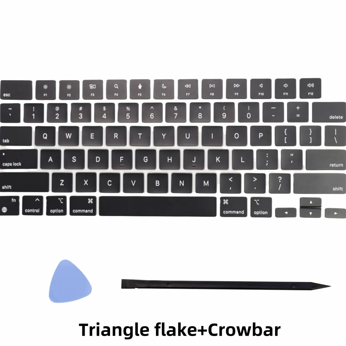 Zapasowa klawiatura pełny zestaw klawiszy i narzędzi pasuje do MacBooka Air 34.5 cm Model A2681 EMC 4074 MLY33LL/A MLY43LL/A 38.9 cm Model A2941 EMC 8301 MQKW3LL/A (M2) Mid 2022 2023 roku (czarna)