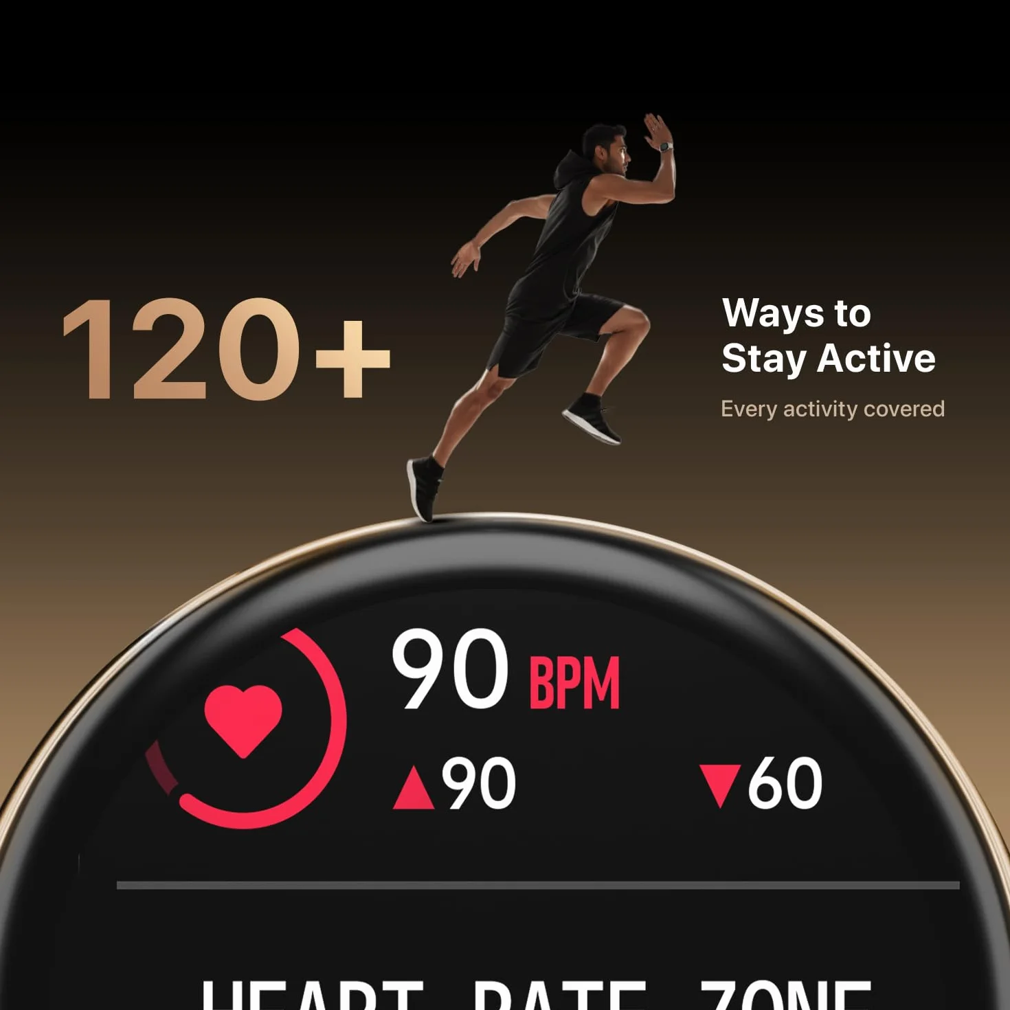 Fire-Boltt Phoenix Pro Smart Watch 3.5 cm wyświetlacz HD, połączenia Bluetooth, asystent głosowy AI, 120 trybów sportowych, wodoodporność IP67, monitor SpO2, inteligentny zegarek dla mężczyzn i kobiet