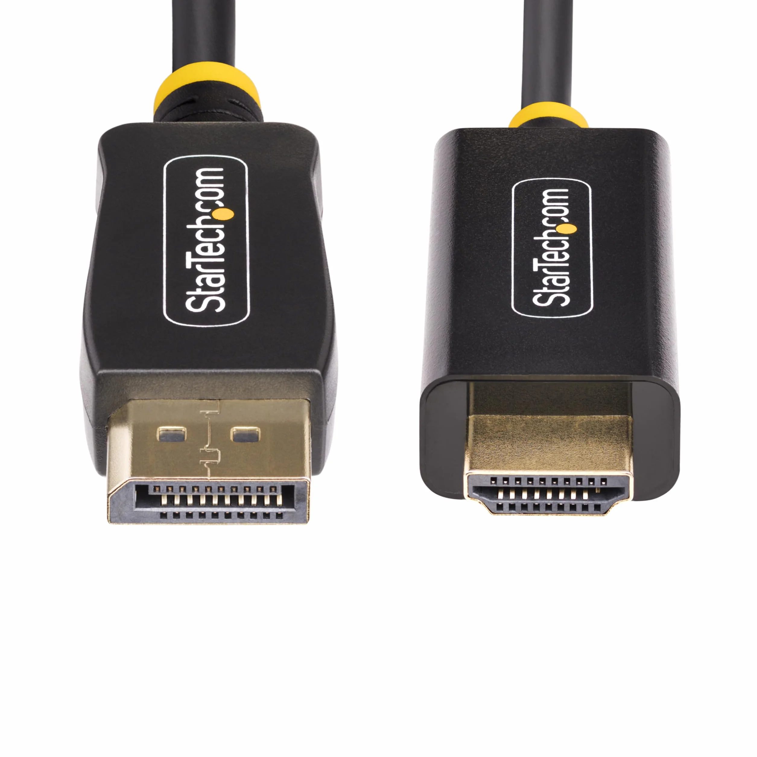 StarTech Kabel przejściowy DisplayPort na HDMI, 4K 60 Hz z HDR, DP na HDMI 2.0b, aktywny konwerter wideo
