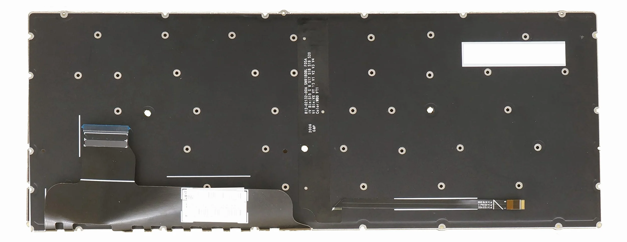 Amerykańska angielska klawiatura do HP Elitebook X360 830 G5, X360 830 G6 L40527-001 L56442-001 L40527-B31 L56442-B31, podświetlana, czarna bez ramki, bez trackpointera
