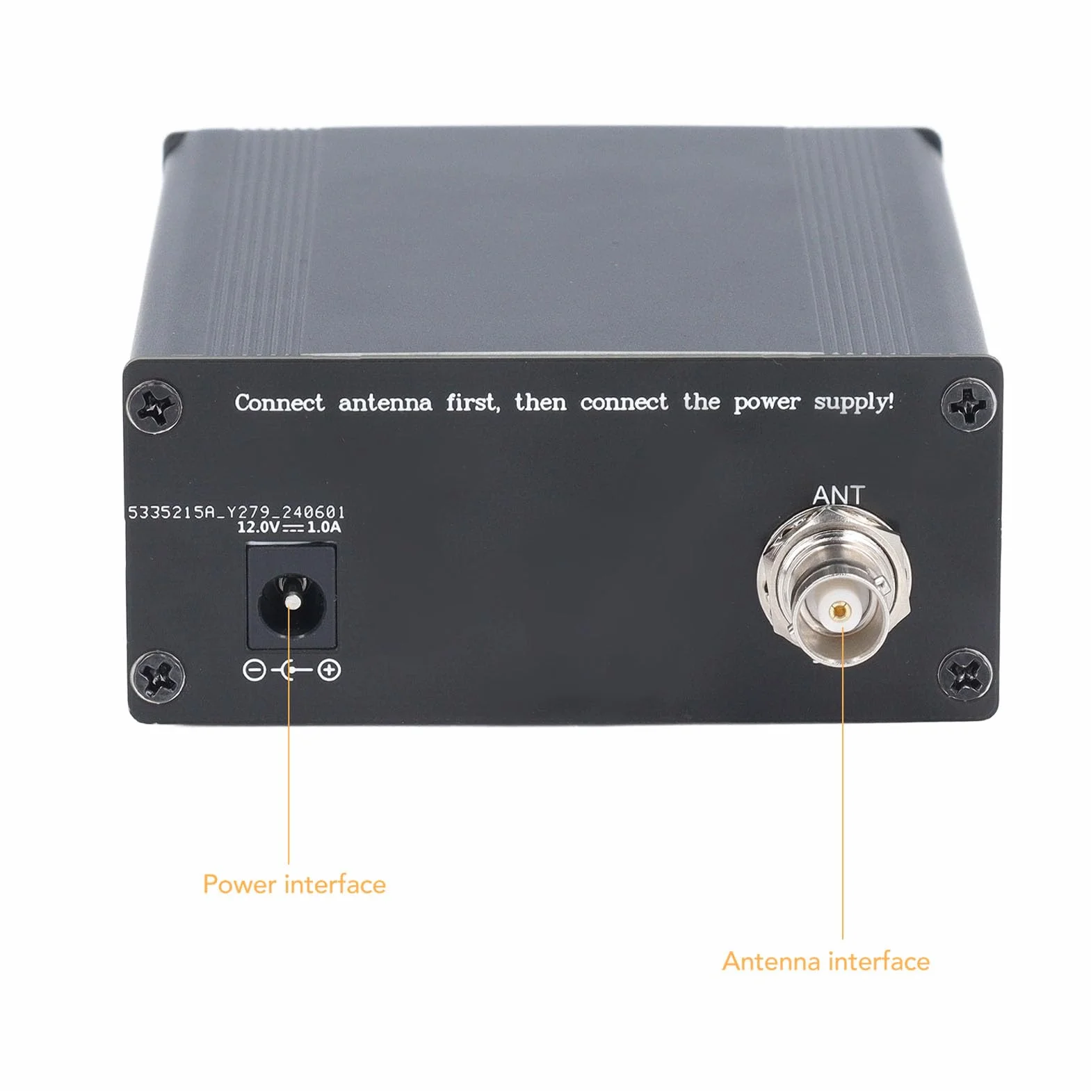 Naroote Nadajnik Stereo FM, Nadajnik Transmisji FM DC12V, Stacja Radiowa Dalekiego Zasięgu z Gniazdem Dźwiękowym Mikrofonu 3,5 Mm i Zasięgiem 76–108 MHz dla Kin, Domów i Bibliotek