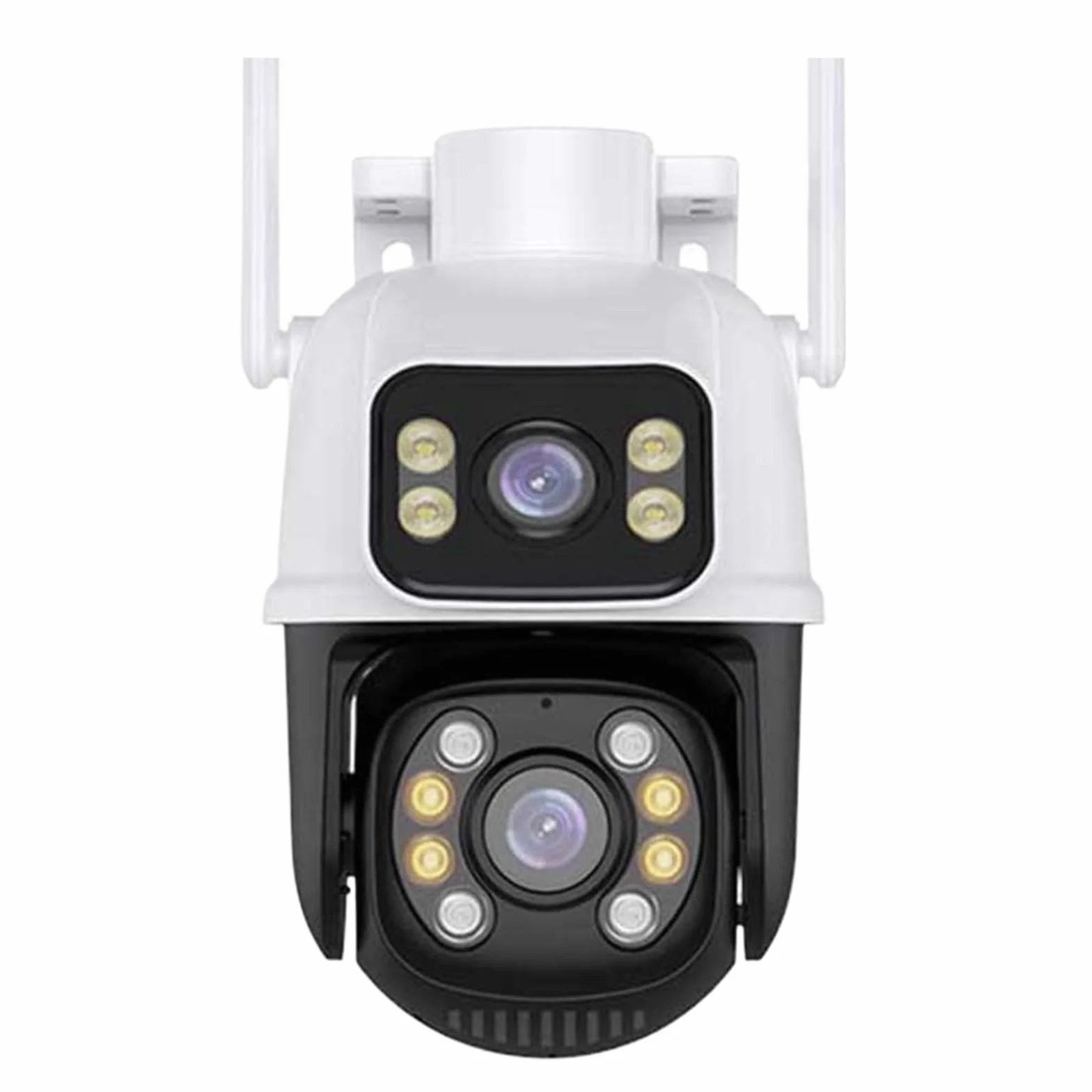 Kamery bezpieczeństwa, Kamera Wi-Fi 6 MP z podwójnym obiektywem, AI, automatyczne śledzenie, wodoodporna, kamera do monitoringu CCTV, IP alarmem i oświetleniem policyjnym do domu(ADD 64G)