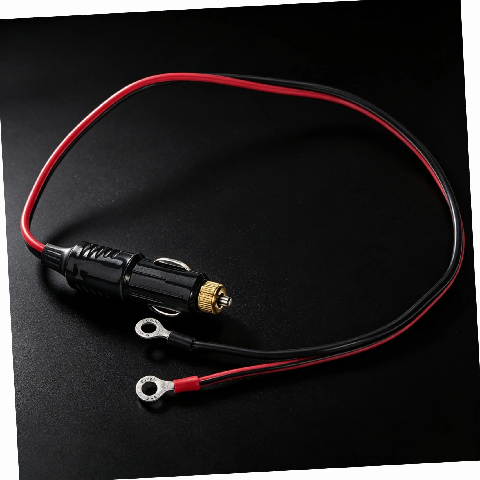 SOLUSTRE Kabel Inwertera Samochodowego z Wtyczką Do Zapalniczki Uniwersalne Zasilanie Miedź Wysoka Przewodność