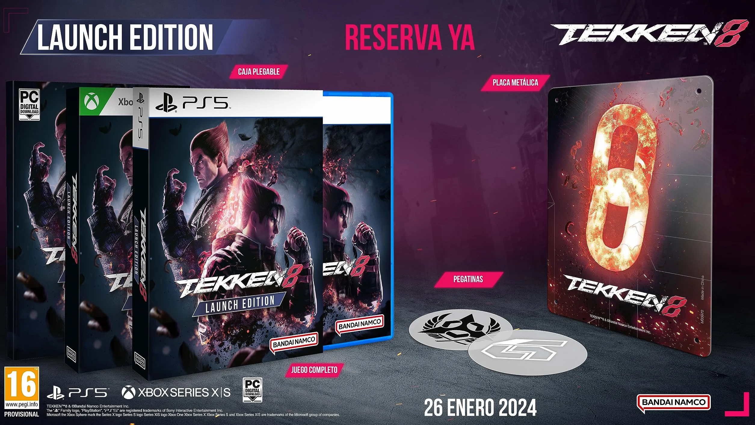 YUAKUOD Tekken 8 - Launch Edition, Xbox